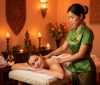 Schulter- und Nackenmassage